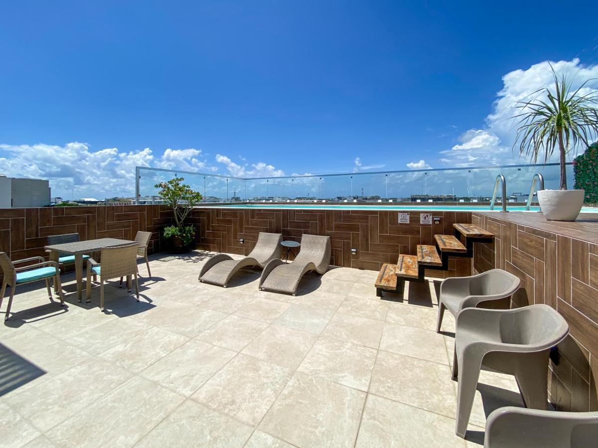 Studios With Roofpool In Vanessa 24 Плая дел Кармен Екстериор снимка
